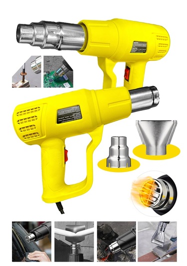 Bakır Sargılı Rezistans 2 Kademeli Sıcak Hava Tabancası