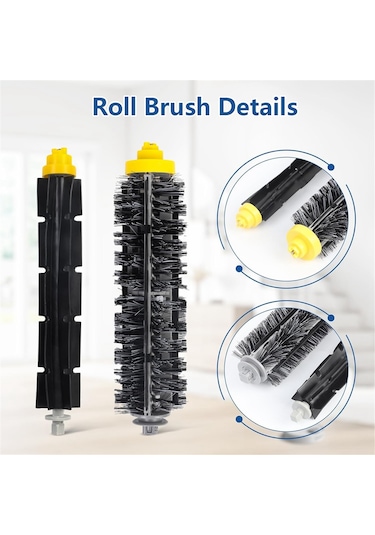 Sointeresting Irobot Roomba 600 Serisi 694 692 675 690 671 677 680 660 665 651 650 Ve 500 Serisi Fırça Filtreleri İçin Yedek Parçalar