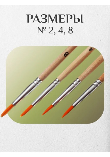 Calligrata 4'lü Sanal Fırça Seti, Sentetik 217862018