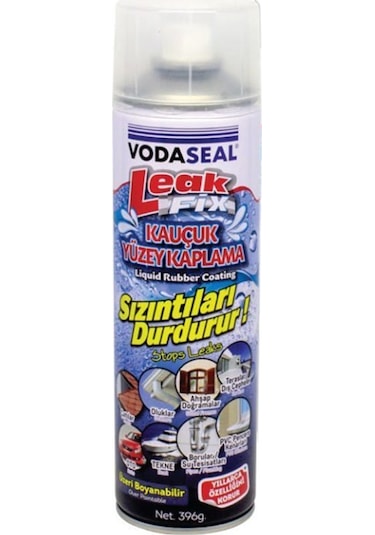 Vodaseal Leak Fix Sprey Kauçuk Kaplama Şeffaf 396 G