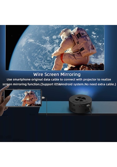 T200 1500LM 1920x1080P LED Mini Projektör