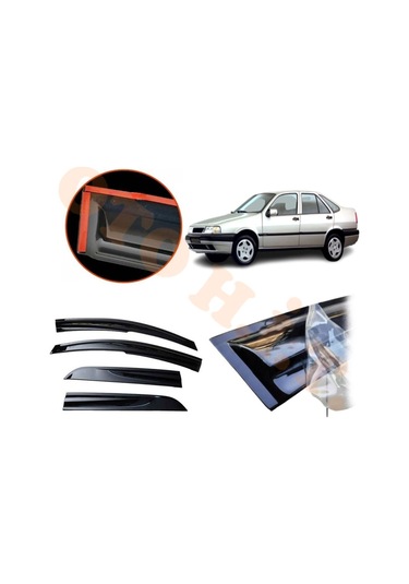 Fiat Tempra Cam Rüzgarlığı Parlak Siyah Tam Uyumlu