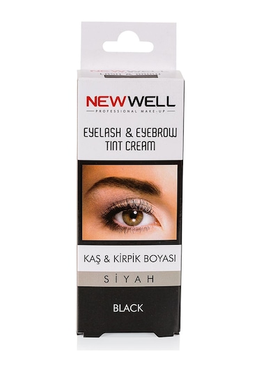 New Well Kaş & Kirpik Boyası Siyah