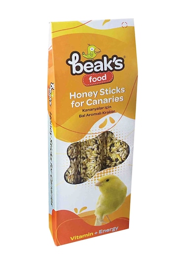 Beaks Food Ballı Kanarya Karakeri-3 Lü