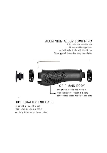 Forte Gt Ergonomik Bisiklet Elcik Xbyc 700 Mavi Siyah