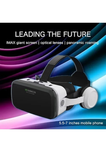 Motion003 1 Adet G04eb Beyaz Fiziksel Optik Vr Gozluk Ses Fonksiyonlu Kompakt Tasarim 3d Etkilesimli Oynatma