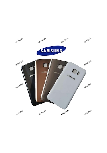 Samsung Galaxy Uyumlu S7 Edge G935 Arka Kapak Batarya Pil Kapağı Yapışka