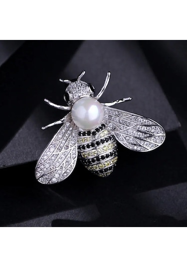 Vintage Klasik Kadınlar Lüks Arı Kristal Broş Takı Büyük Rhinesotne Metal Style 12 Style 12 Çok Renkli