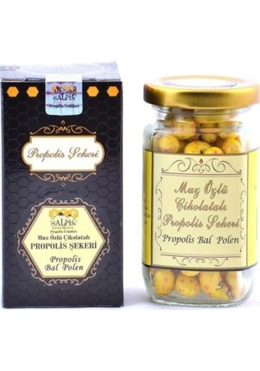 Salpin Muz Özlü Çikolatalı Propolis Şekeri 70 G