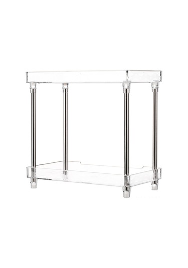 Geeksen 2 Katlı Şeffaf Banyo Organizatörü - Makyaj Ve Kişisel Bakım Ürünleri İçin Pratik Saklama Rafı Diğer