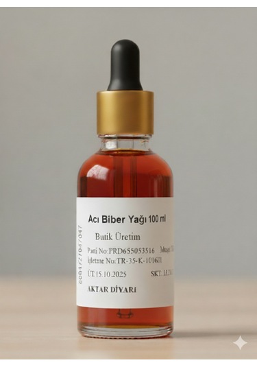 Acı Biber Yağı 100 Ml Aktar Diyarı Diğer