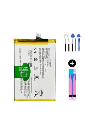 Vivo Y33s Uyumlu Uyumlu A Kalite Batarya Pil + Montaj Seti