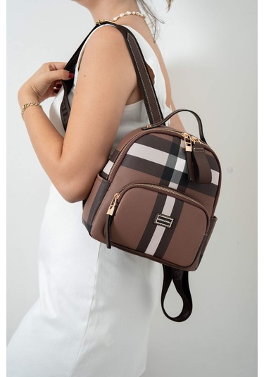 Silver Polo Unisex Sırt Çanta 1130 Koyu Kahverengi