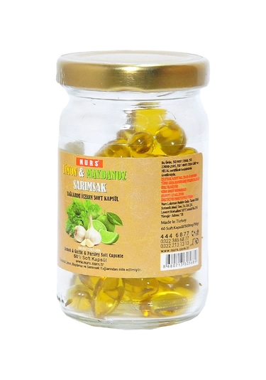 Nurs Limon Maydanoz Sarımsak Kürü 60 Kapsül