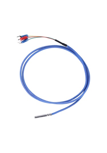 Skycity Su Ve Yağa Dayanıklı Pt100 Sıcaklık Sensörü - Paslanmaz Çelik Sondaj, Ptfe Tel, -50 C/+350 C Aralığı, 4x30x1000mm