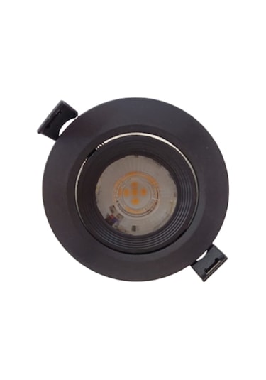 Rıo Led Spot 5W Cob Led Siyah Kasa Yuvarlak Beyaz