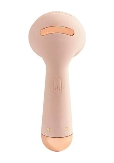 Elektrikli Yüz Güzellik Temizleyici Masaj Fırçası Su Geçirmez Silikon Yüz Güvenli Cilt Dostu Yumuşak Silikon Kıllar Scrubber Elektrikli Yüz Temizleme Cihazları 4kja8c Bej