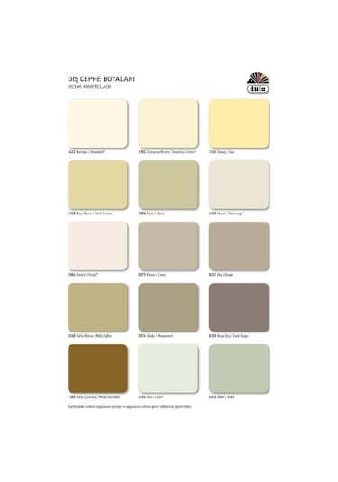 Ganzhoushop Silikonlu L Düz Duvar Düfa Dış Cephe Boyası 7.5 Fi - Yüksek Kaliteli Su Geçirmez Ve Dayanıklı 7.5 L