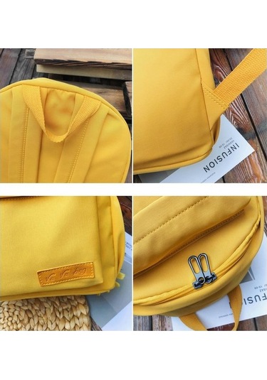Dancemonkey Yeni Su Sırt Sırt Seyahat Sarı Okul Naylon Kadınlar Kadın İçin İçin Genç Geçirmez Çok Cep Çantası Çantası Çantaları Ml Sarı