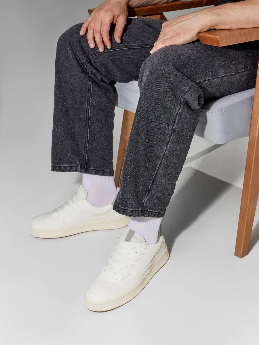 Mark Formelle Yüksek Düz Çubuklu Çorap Seti - 3 Adet. 37338940 Beyaz