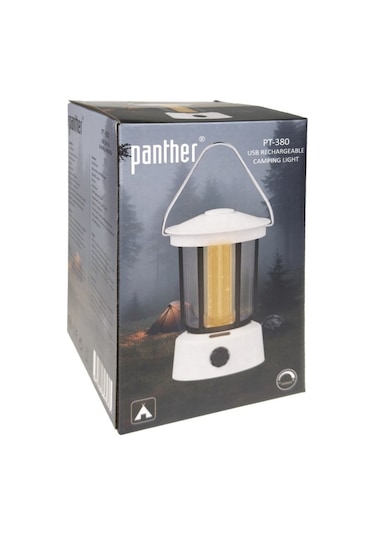 Panther Usb Şarjlı Kamp Lambası Pt-380 Beyaz