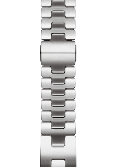 iOs Watch Uyumlu  42mm Zore Krd-125 Metal Kordon Strap Kayış-siyah