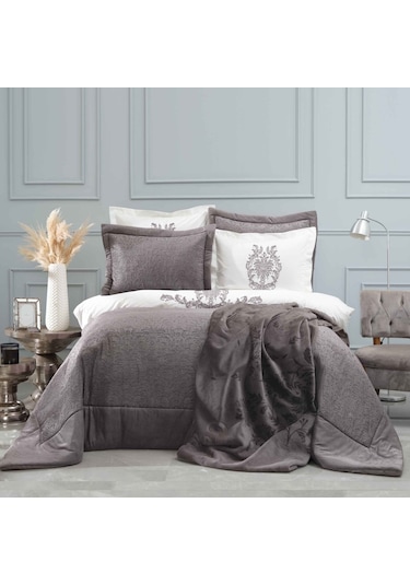 Karaca Home Benjamin Gri Çeyiz Seti Gri
