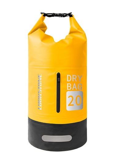 Su Geçirmez Kuru Çanta 20l Omuz Askılı Büyük Kapasiteli Sarı Sarı