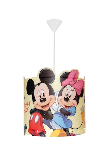 Ykc Mickey ve Minnie Mouse Çocuk Odası Film Şerit Tavan Lambası S