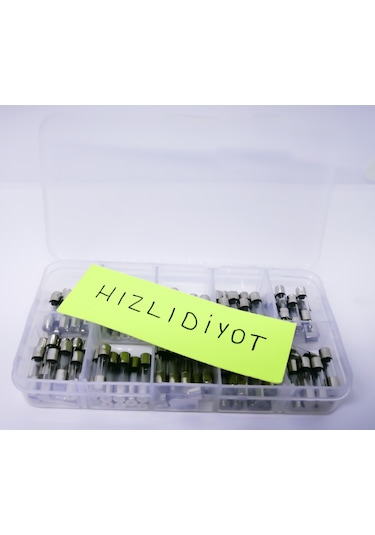 5x20 Cam Sigorta Seti 10x10 Toplam 100 Adet