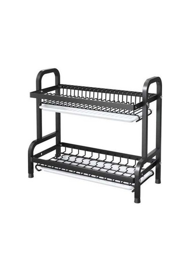 Pazly Paslanmaz Çelik Bulaşık Drenaj Rafı, Chooplastik Kesme Yay Tutucu, 3-4 Kişilik Aile, 42x23.2x41cm Diğer