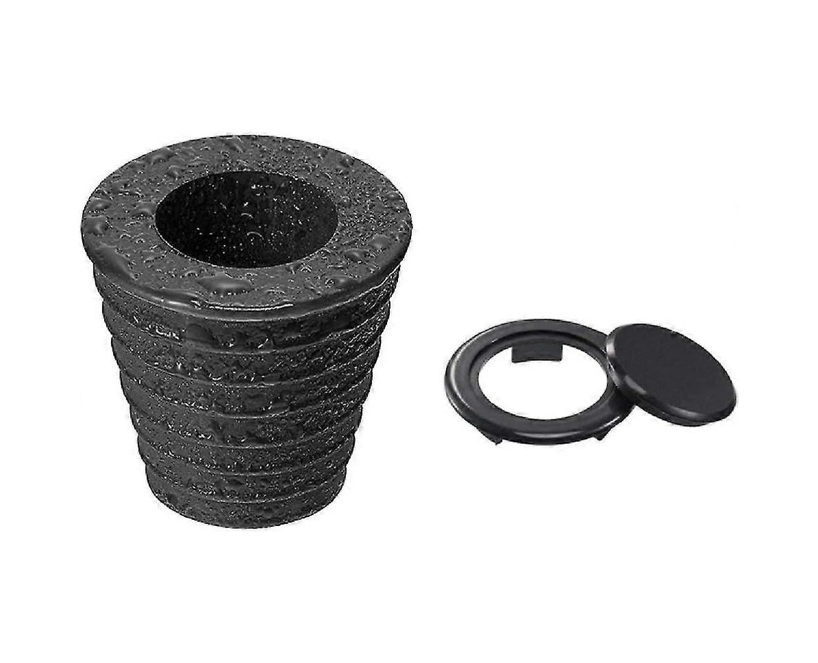 Şemsiye Konisi Kama Ve Masa Şemsiyesi Delik Halkası Tıkacı Ve Kapak Seti, Veranda Şemsiyesi İçin, 1,5 İnç Veya Daha Küçük Şemsiye Direği Çapı İçin İdeal Siyah Çok Renkli