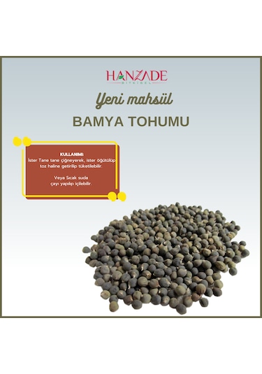 Hanzade Bitkisel Bamya Tohumu 250 G