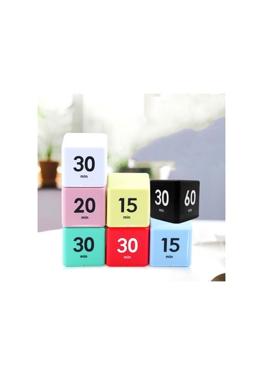 Küp Zamanlayıcılar Yerçekimi Sensörlü Zaman Yönetimi Beyaz