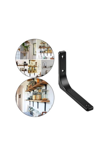 Suntek Magideal Ağır Hizmet Tipi Raf Aparatı Duvar Siyah-8-inç Siyah