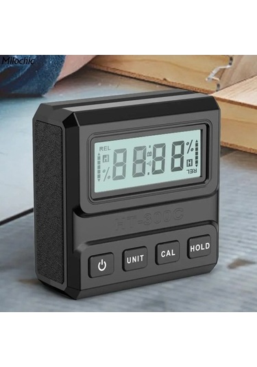 Ulzyvf Dijital Açı Ölçer - Yüksek Güçlü Abs Malzeme, Hassas Ölçümler İçin Dayanıklı