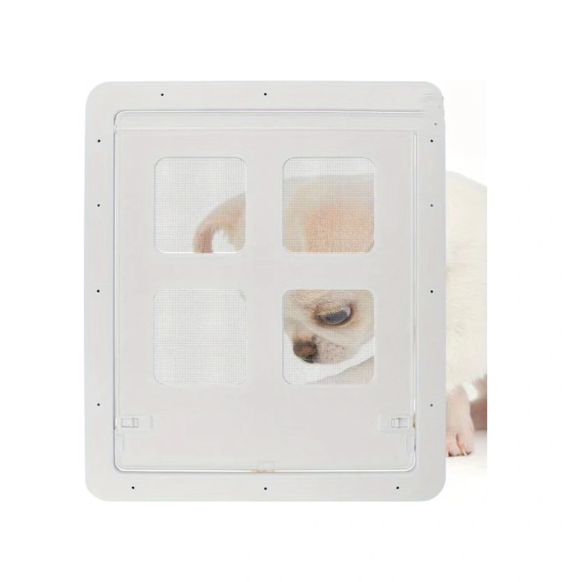 Willowhaven Beyaz, L Kilitlenebilir Evcil Hayvan Kapısı - Kendinden Kapanan Ve Kilitli