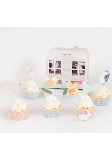 Meri Meri - Easter Cottage Cupcake Kiti - 24 Adet