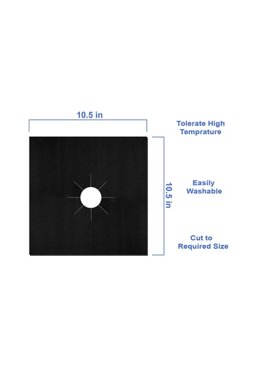 Gaz Sobası 16 Adet Gaz Aralığı Soba Brülör Koruyucuları Çift Kalınlık Isıya Dayanıklı