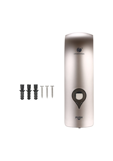 Hombey Duvar Takılı 300ml El Sabunu Dispenseri - Manuel Basma Tipi, Duş Jeli/şampuan Depolayıcı, Delme Gerekiyor, Şampanya Altın Rengi Cd-1049d Şampanya Altın