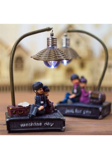 Sunshine Day Sonsuz Aşk Işıklı Çift Biblosu Renkli