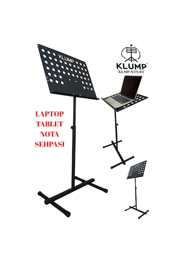 Klmp-nts01 9 Kademeli Şef Tipi Nota Sehpası / Şef Tipi Nota Standı