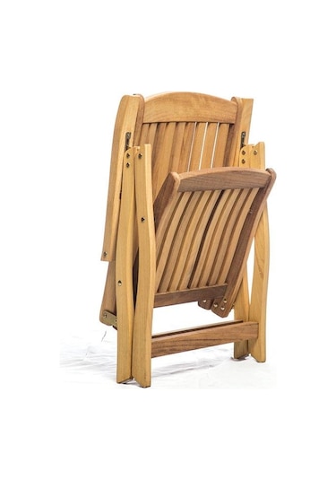 Rehome Salt İroko Katlanabilir Sandalye Kahverengi