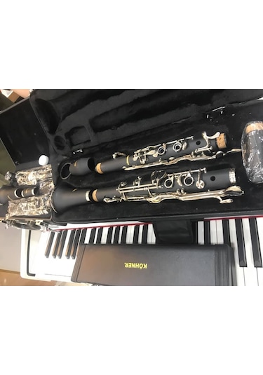 No Name Xcl302G4 Amati Stil 4 Yüzüklü Sol Klarnet Seti-Çantalı