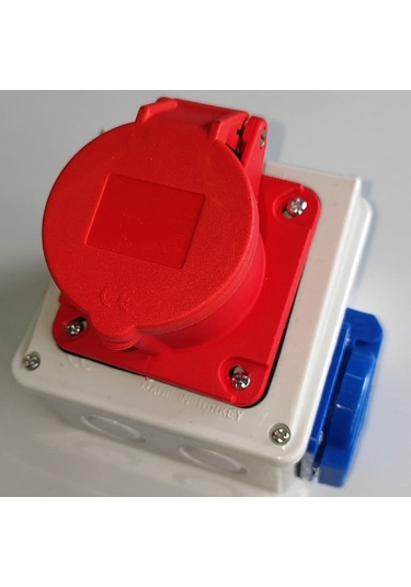 Kaim Z00552f ,4x16-amper + 1x16-amper Duvar Priz