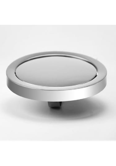 Sones Gömülü Tip Paslanmaz Çelik Salıncak Kapağı Kapaklı Mutfak Tezgahı Çöp Kutusu Kapağı Kapağı, Boyut: Yuvarlak Ayna 24,5 Cm Çap Gümüş