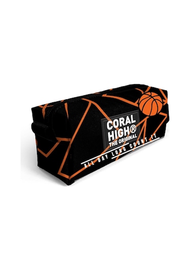 Coral High Siyah Basketbol Desenli 3 Lü Okul Çanta Seti Set0123639