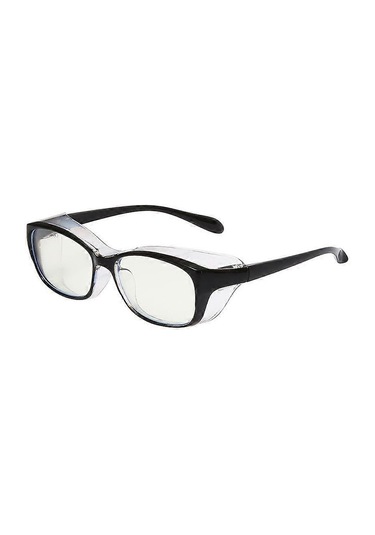 Polen Önleyici Gözlükler Buğu Önleyici Mavi Işık Engelleyici Dış Mekan Güvenlik Gözlükleri Siyah Çok Renkli