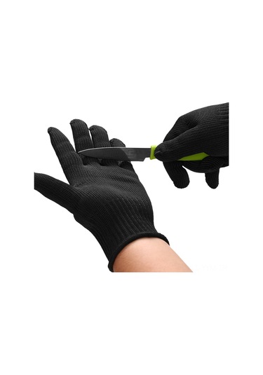 Geeksen Çelik Tel Ve Polietilen Lifli 5 Seviye Kesme Koruma Eldiveni - Madencilik, Et Kesim, Metal İşleme İçin Dayanıklı Ve Güvenli Çok Renkli