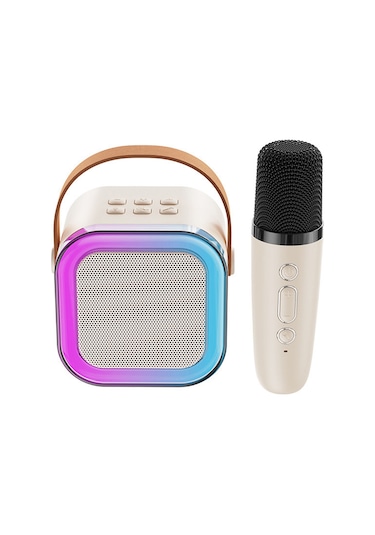 Monyee Kablosuz Bluetooth Mikrofonlu Taşınabilir Şarkı Sistemi - 10 Saat Çalma Süresi 107 Karakter